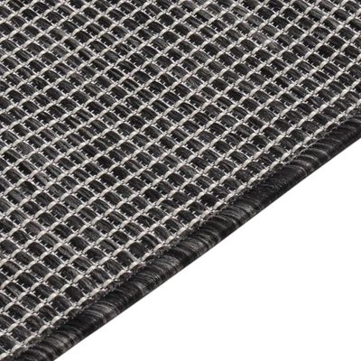 vidaXL Vanjski tepih ravnog tkanja 200 x 280 cm sivi