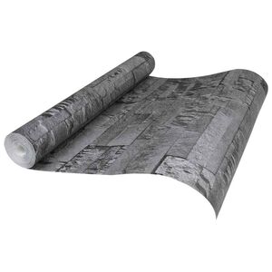 vidaXL 3D tapeta kamena Crna 10 x 0,53 m N woven tkanina