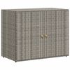 vidaXL Vrtni ormarić za pohranu sivi 100 x 55,5 x 80 cm od poliratana