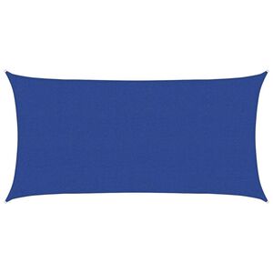 vidaXL Jedro za za&scaron;titu od sunca 160 g/m&sup2; pravokutno plavo 2,5x5m HDPE