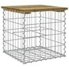 vidaXL Vrtna klupa s gabionskim dizajnom 43 x 44 x 42 cm od borovine
