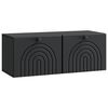 vidaXL TV ormar za zid Zidne Crna 78,5 x 31 x 30 cm Konstruirano drvo