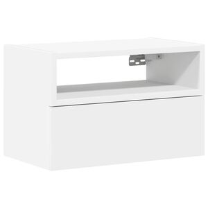 vidaXL Zidni noćni ormarić bijeli 45x26x28,5 cm