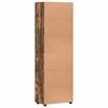 vidaXL Highboard Dimljeni hrast 60 x 35 x 182 cm Konstruirano drvo