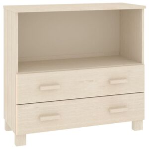 vidaXL Komoda HAMAR boja meda 85 x 35 x 80 cm od masivne borovine