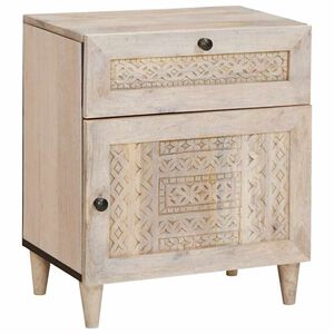 vidaXL Noćni ormar Bijela 50 x 33 x 60 cm Konstruirano drvo