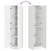 vidaXL Highboard Bijelo 35 x 39 x 168 cm