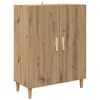 vidaXL Highboard Umjetnički hrast 69,5 x 32,5 x 180 cm