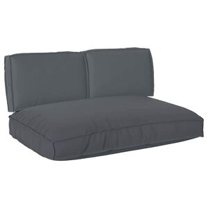 vidaXL Set jastučića Oxford tkanina Antracit 120 x 80 x 52 cm