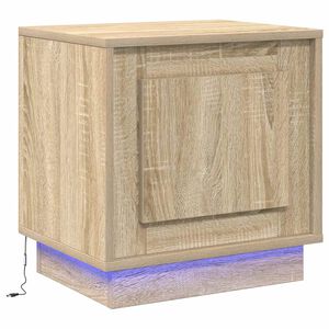 vidaXL Noćni ormar Sonoma hrast 44 x 34,5 x 45 cm Konstruirano drvo