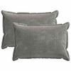 vidaXL Presvlaka za jastuk 2 pcs HOUTEN Tamnosiva 30 x 50 cm