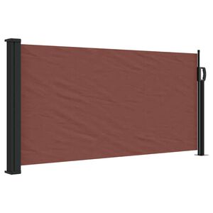 vidaXL Bočna tenda na uvlačenje smeđa 100 x 300 cm