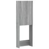 vidaXL Kabinetska WC ARNHEM Siva Sonoma 66 x 25,5 x 190 cm