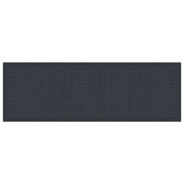 vidaXL Vrtni set za objed s jastukom 13 pcs Antracit Plastika