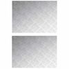 vidaXL Stepenica 2 kom. 70 x 50 cm Srebrno Aluminij Pravokutni