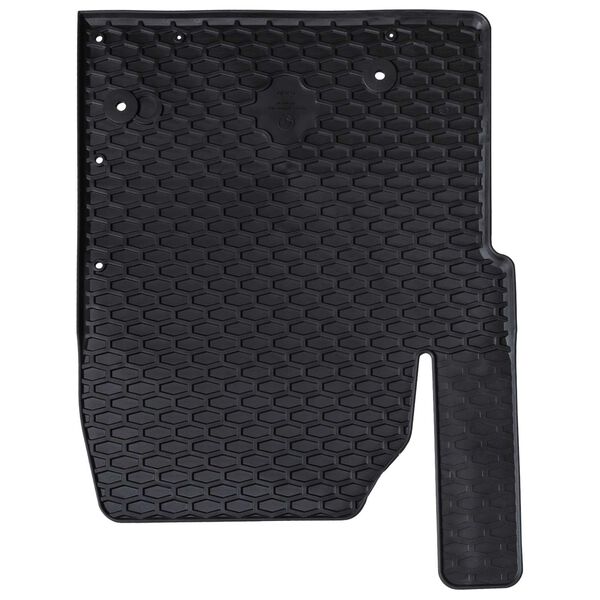 vidaXL Auto tepih 3 pcs Crna prikladno za TRANSIT CUSTOM 2023- Guma