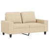 vidaXL 3-dijelni set sofa krem od mikrovlakana