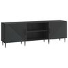 vidaXL TV ormar 150 x 31 x 50 cm Crna Konstruirano drvo
