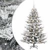 vidaXL Umjetno božićno drvce s kuglicom 150 cm 150 LED lampica
