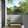 vidaXL Balcony ekran Svijetlo siva 75 x 200 cm