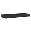 vidaXL Umivaonik od lijevanih minerala i mramora 120x46x11 cm mat crni