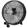 vidaXL Industrijski ventilator s bubnjem 77 cm 187,7 W crni