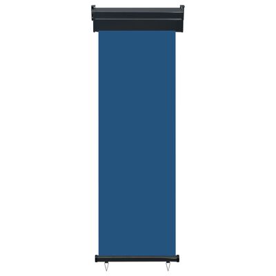 vidaXL Balkonska bočna tenda 65 x 250 cm plava