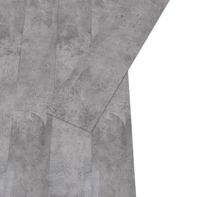 vidaXL Nesamoljepljive podne obloge PVC 5,26 m² 2 mm cementnosmeđe