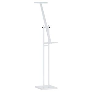 vidaXL Stalci za sajmove Bijelo 26,5 x 26,5 x 127 cm Čelik