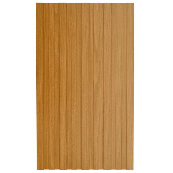 vidaXL Krovni panel 36 pcs Prirodna 80 x 45 cm Pocinčani čelik