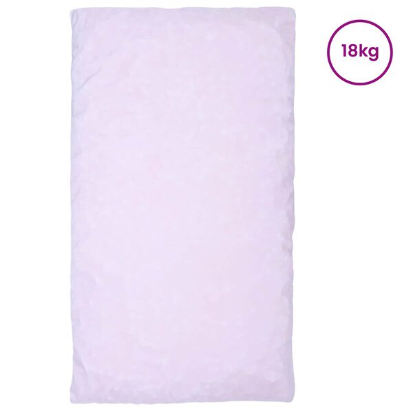 vidaXL Rasjeckana pjena Ružičasta 18 kg Poliuretan