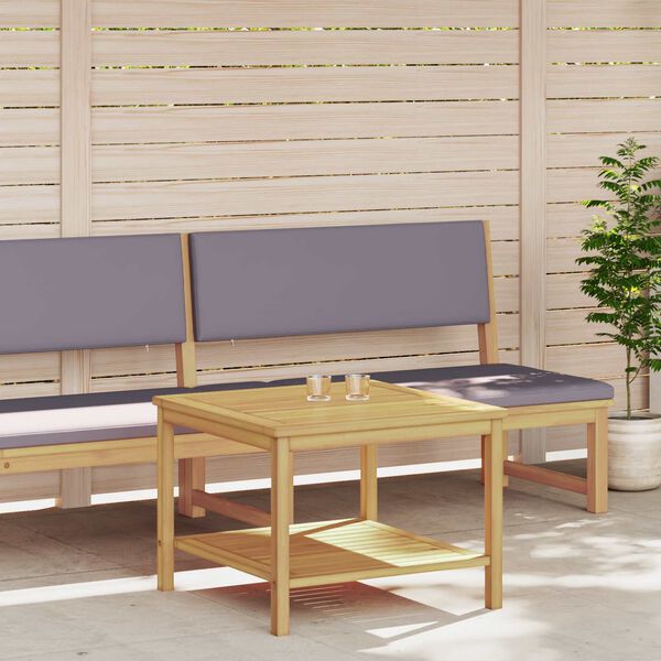 vidaXL Bocni stol Prirodna nafta 60 x 60 x 45 cm Čvrsto drvo akacije