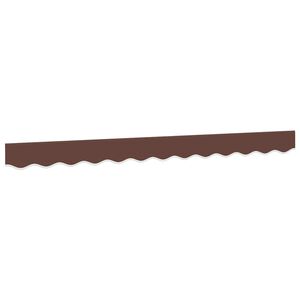 vidaXL Zamjenska tkanina za rub tende smeđa prugasta 300 cm