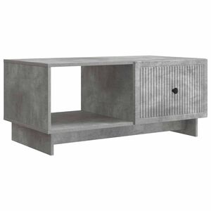 vidaXL Kava Stol Betonska siva 90 x 50 x 40 cm Konstruirano drvo