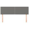 vidaXL Uzglavlja 2 kom tamnosiva 72 x 5 x 78/88 cm od tkanine