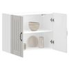 vidaXL Kuhinjski zidni ormarić Lucca sjaj bijeli konstruirano drvo