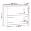 vidaXL Ormarić za knjige 80 x 35 x 68 cm od masivne borovine
