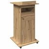 vidaXL Podij Umjetnički hrast Konstruirano drvo 55 x 55 x 107 cm