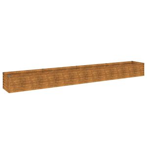 vidaXL Povi&scaron;ena vrtna gredica 386x50x36 cm Corten čelik