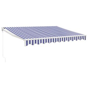 vidaXL Ručna tenda sa solarnim LED svjetlom 3,5 x 2,5 m