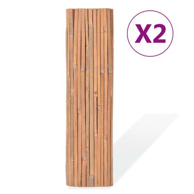 vidaXL Ograde od bambusa 2 kom 100 x 400 cm
