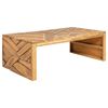 vidaXL Stolić za kavu od komada masivne tikovine 110 x 35 x 38 cm