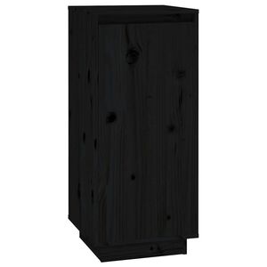 vidaXL Ormarić za cipele crni 35 x 35 x 80 cm od masivne borovine