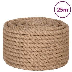 vidaXL Uže od jute dužina 25 m debljina 20 mm