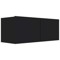 vidaXL TV ormarić crni 80 x 30 x 30 cm od konstruiranog drva