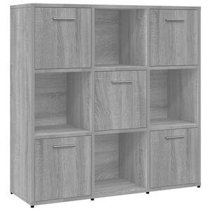 vidaXL Ormarić za knjige boja hrasta 90 x 30 x 90 cm konstruirano drvo