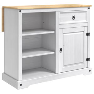 vidaXL Set kuhinjskog otoka 2 kom. Bijela i vosak od meda Čvrsta bor