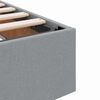 vidaXL Krevet s od storage Svijetlo siva 180 x 200 cm tkanina