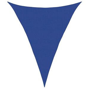 vidaXL Jedro za za&scaron;titu od sunca 160 g/m&sup2; Trokutasto plavo 5x6x6 m HDPE