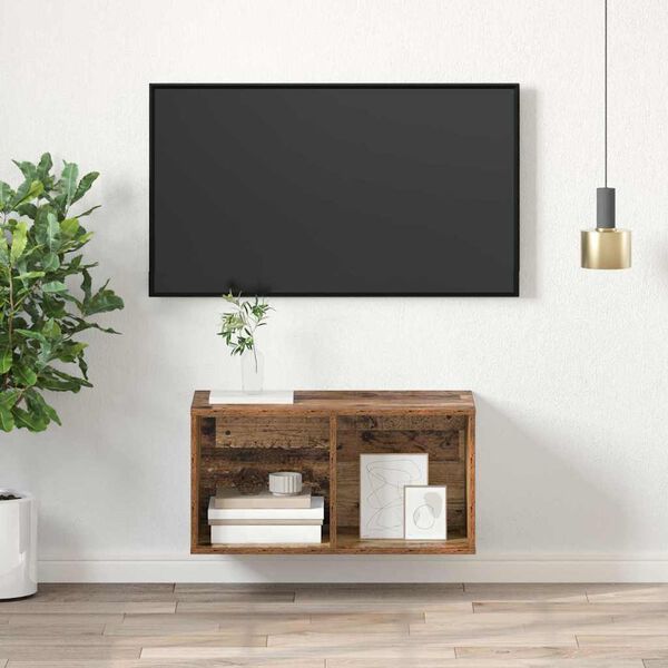 vidaXL Set TV komoda Staro drvo 37 x 37 x 72 cm Konstruirano drvo